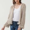 Women 365 Days | 365 Days Rabbit Fur Short Jacket In Stone