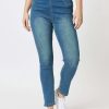 Women Threadz | Threadz Crop Stretch Jean In Denim