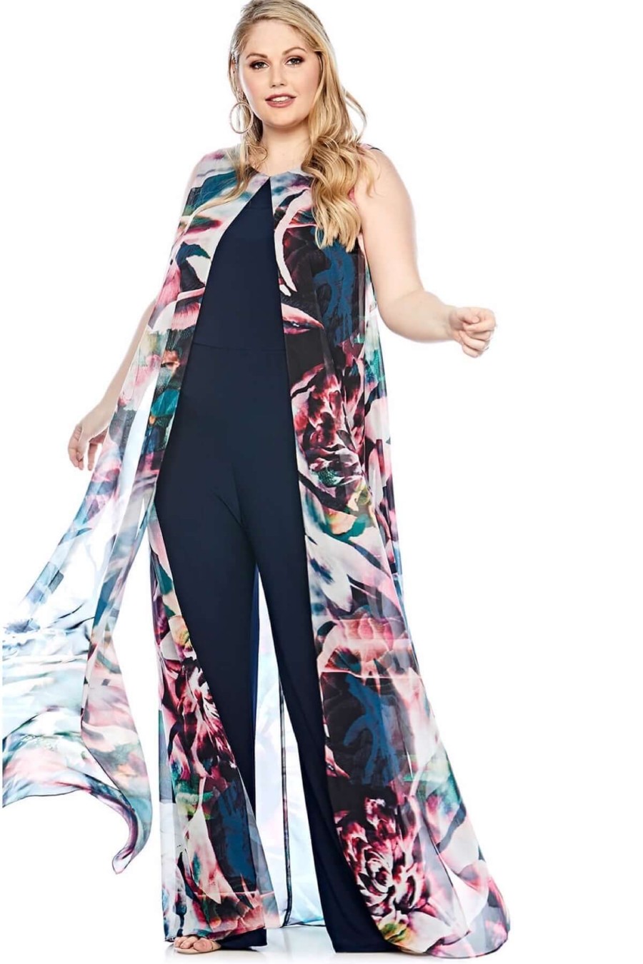 Women Layla Jones | Layla Jones Dreamy Jumpsuit In Night Garden