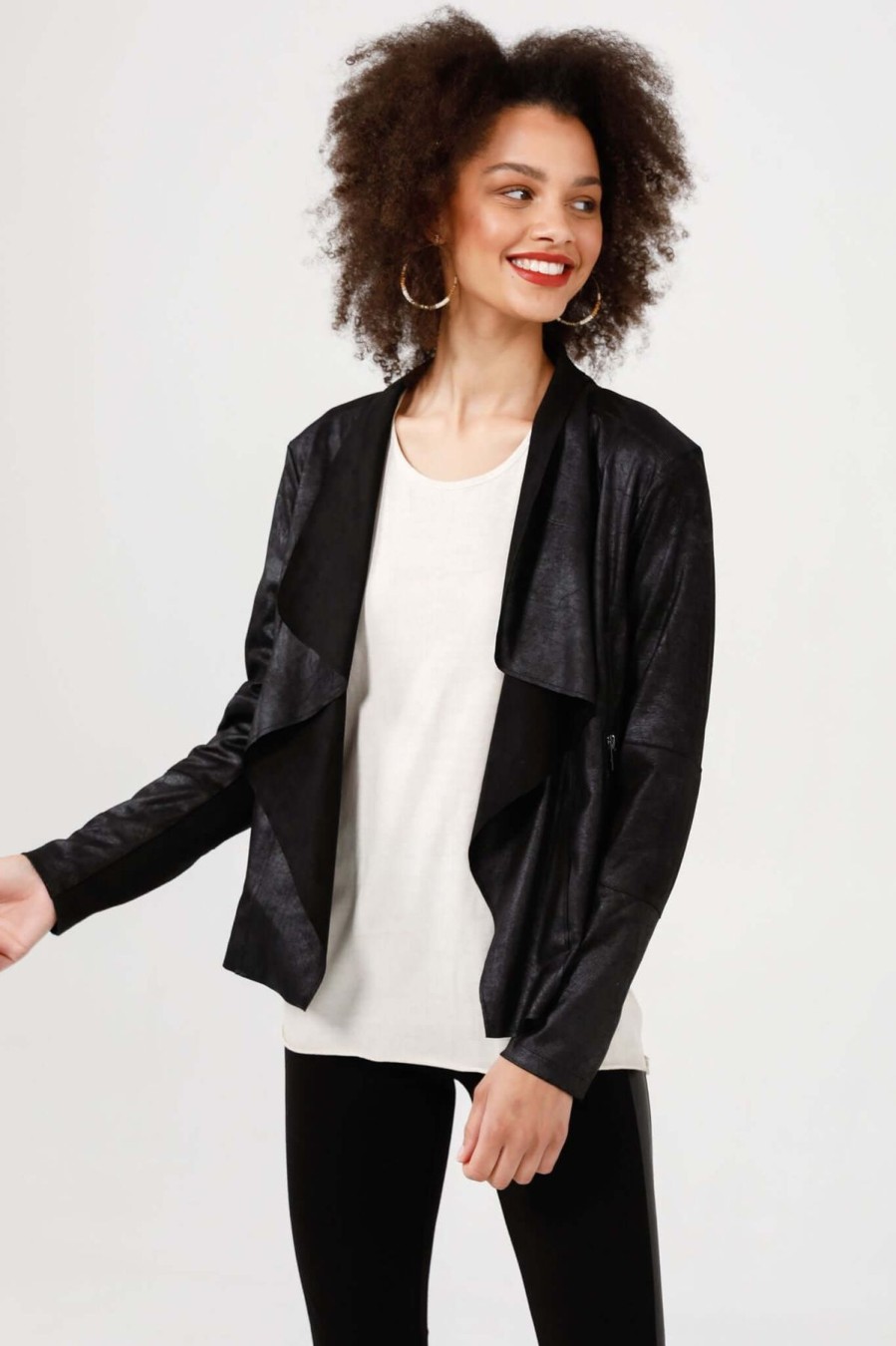 Women Brave + True | Brave + True Empire Black Jacket