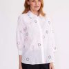 Women Yarra Trail | Yarra Trail Circle Embroidered Shirt