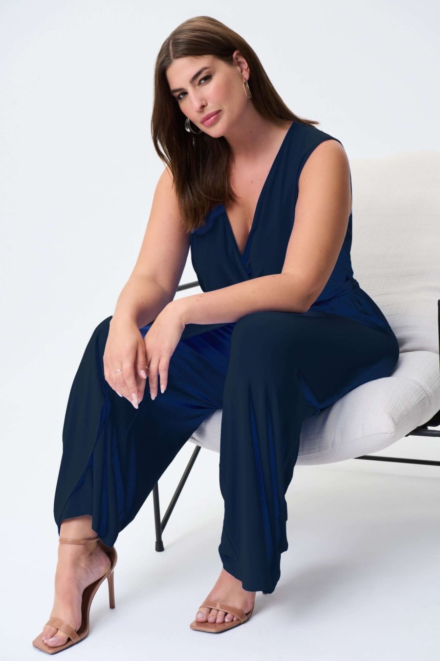 Women Joseph Ribkoff | Joseph Ribkoff Forever Blue Jumpsuit In Midnight 232247