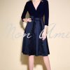 Women Joseph Ribkoff | Signature By Joseph Ribkoff Dress In Midnight Navy 233739