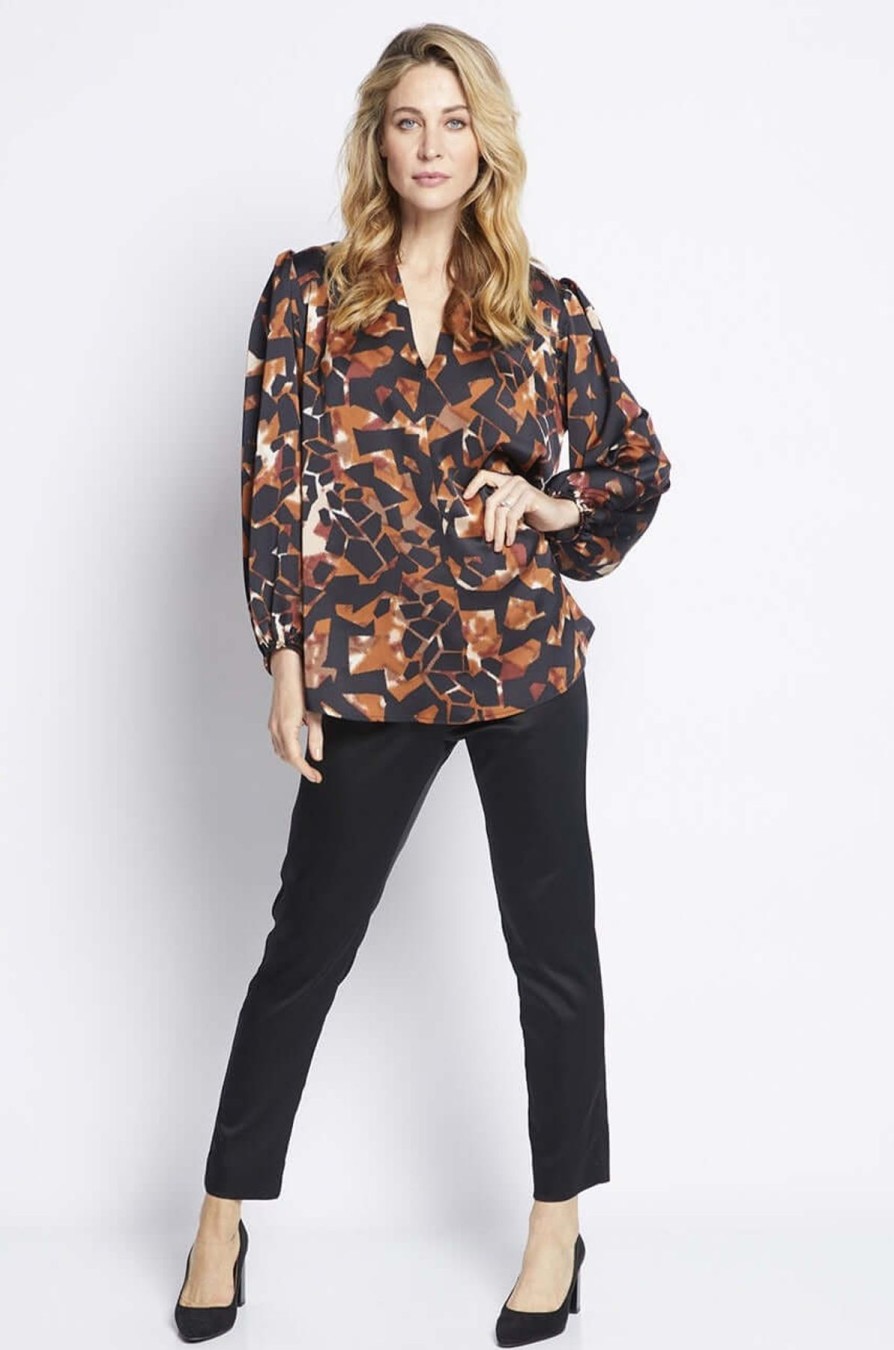 Women Philosophy | Philosophy Bebe Billow Tunic In Claudia Toffee