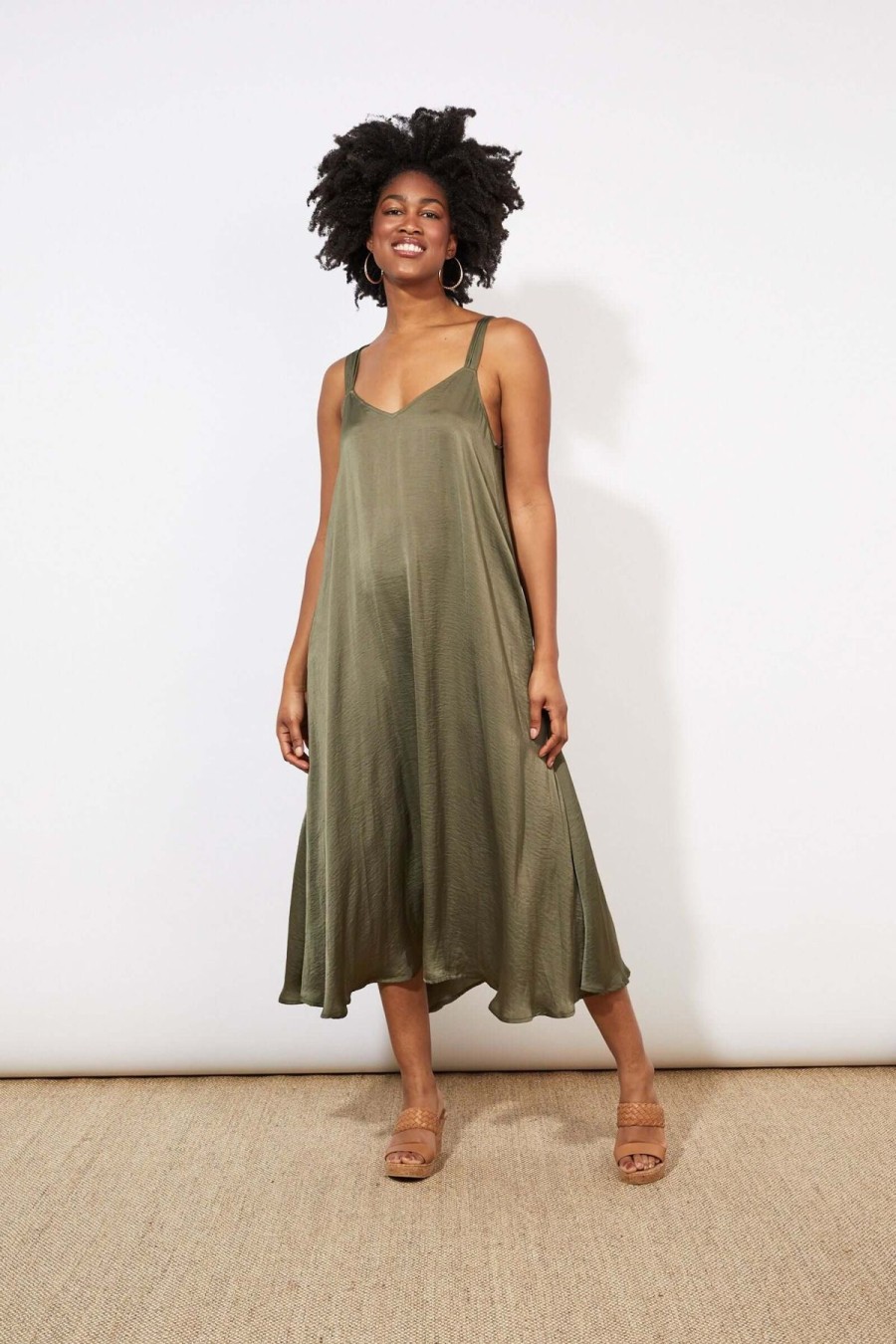 Women Haven | Haven Barbados Tank Maxi In Khaki