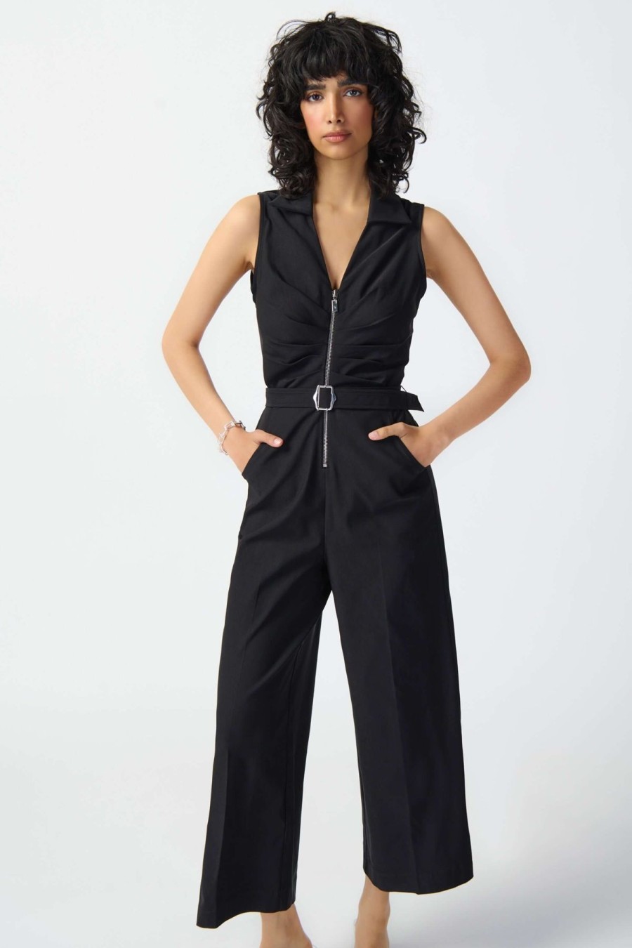 Women Joseph Ribkoff | Joseph Ribkoff Millennium Jumpsuit In Black 241101