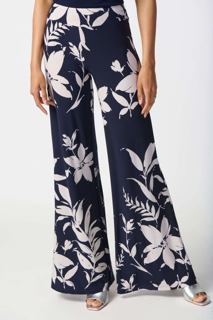 Women Joseph Ribkoff | Joseph Ribkoff Wide Leg Pant In Midnight Beige 241199