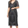 Women Jesse Harper | Jesse Harper Beaded Dress In Black