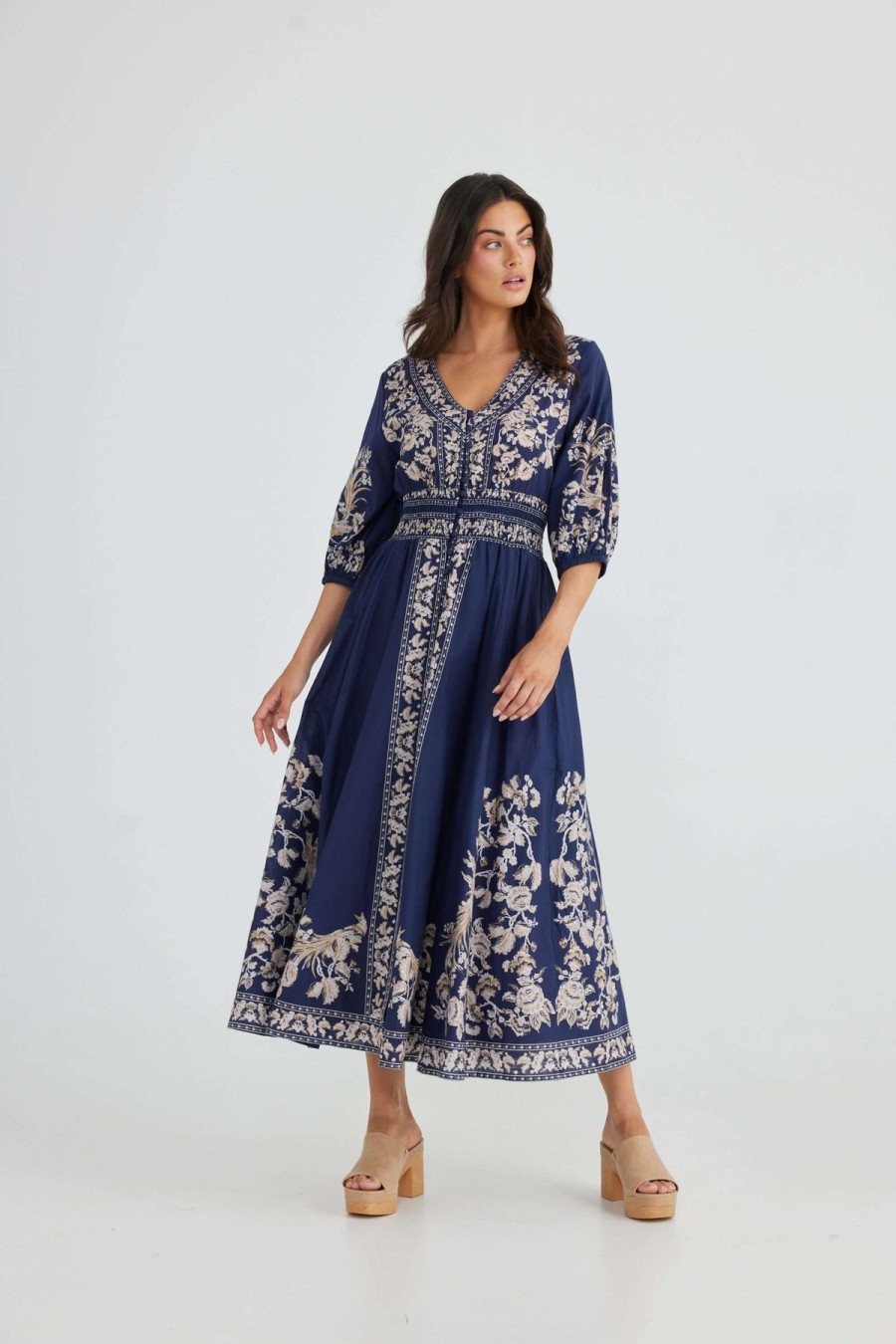 Women Talisman | Talisman Halo Dress In Empress Indigo