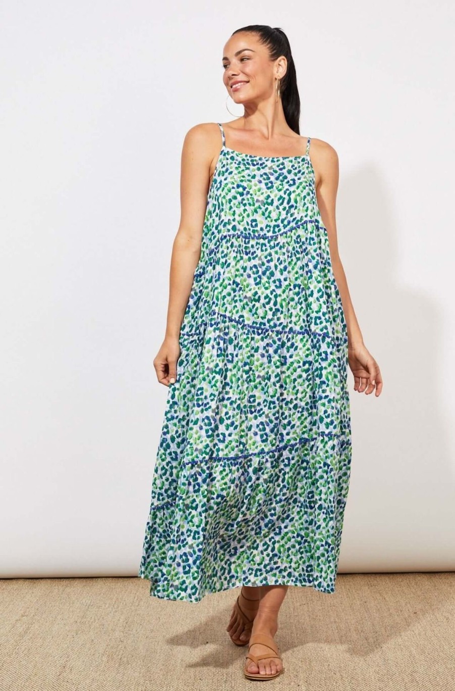 Women Haven | Haven Lamu Tank Maxi In Savanna Blue