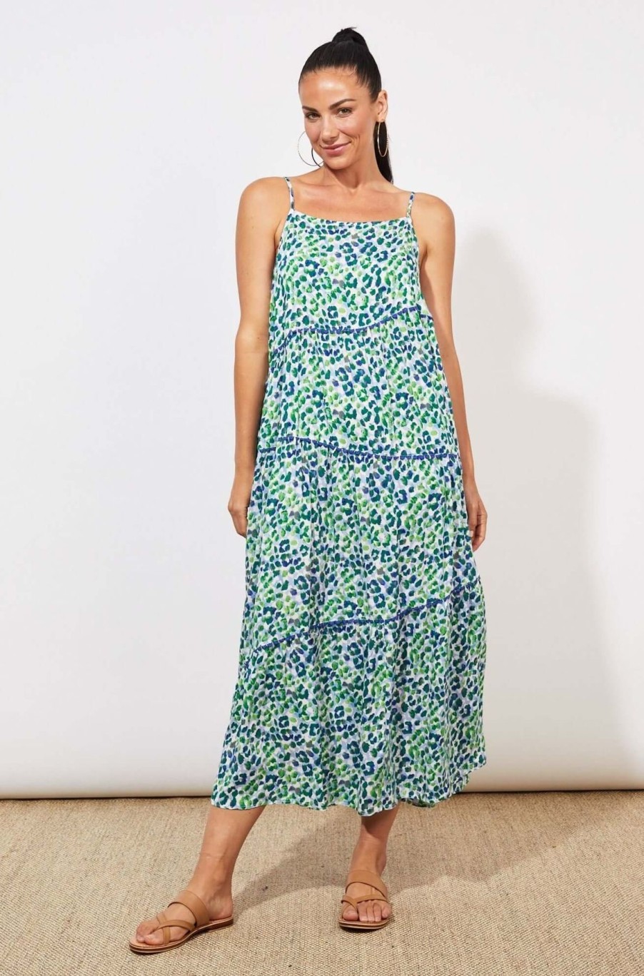 Women Haven | Haven Lamu Tank Maxi In Savanna Blue