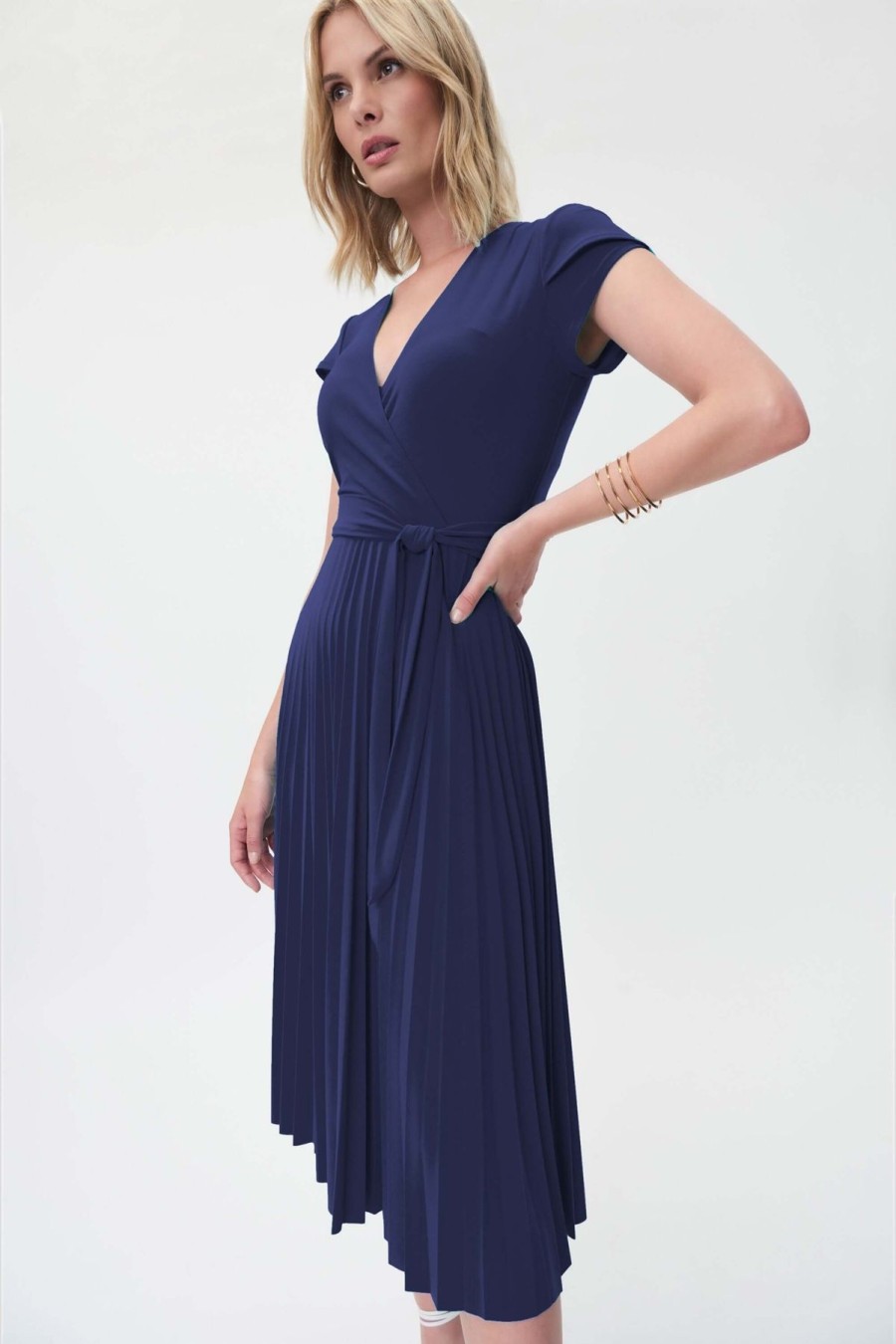 Women Joseph Ribkoff | Joseph Ribkoff Mykonos Dress In Midnight 232039