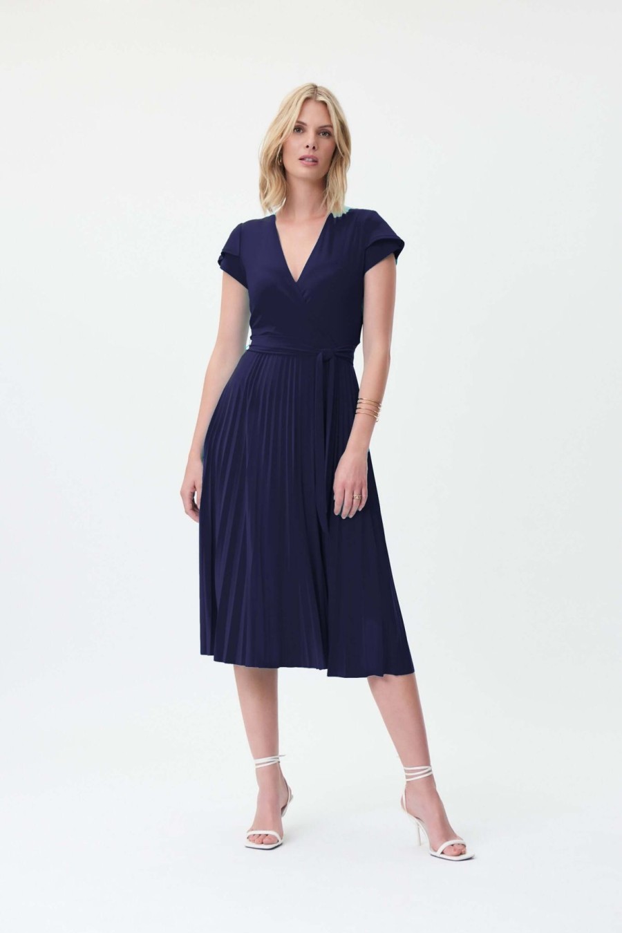 Women Joseph Ribkoff | Joseph Ribkoff Mykonos Dress In Midnight 232039