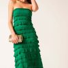 Women Sacha Drake | Sacha Drake Maddison Dress In Emerald