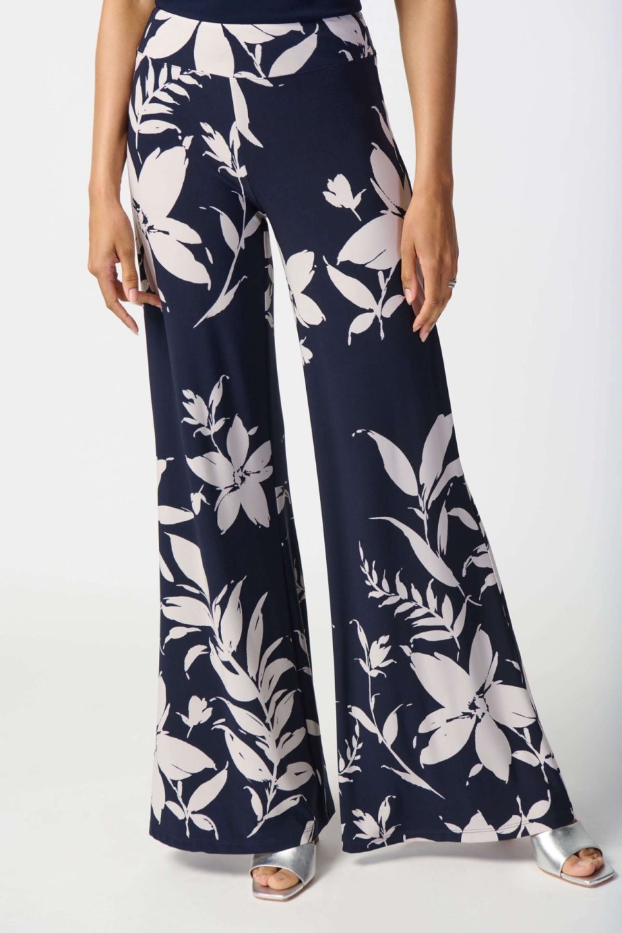 Women Joseph Ribkoff | Joseph Ribkoff Wide Leg Pant In Midnight Beige 241199