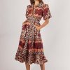 Women Ruby Ya Ya | Ruby Ya Ya Oasis Maxi In Red