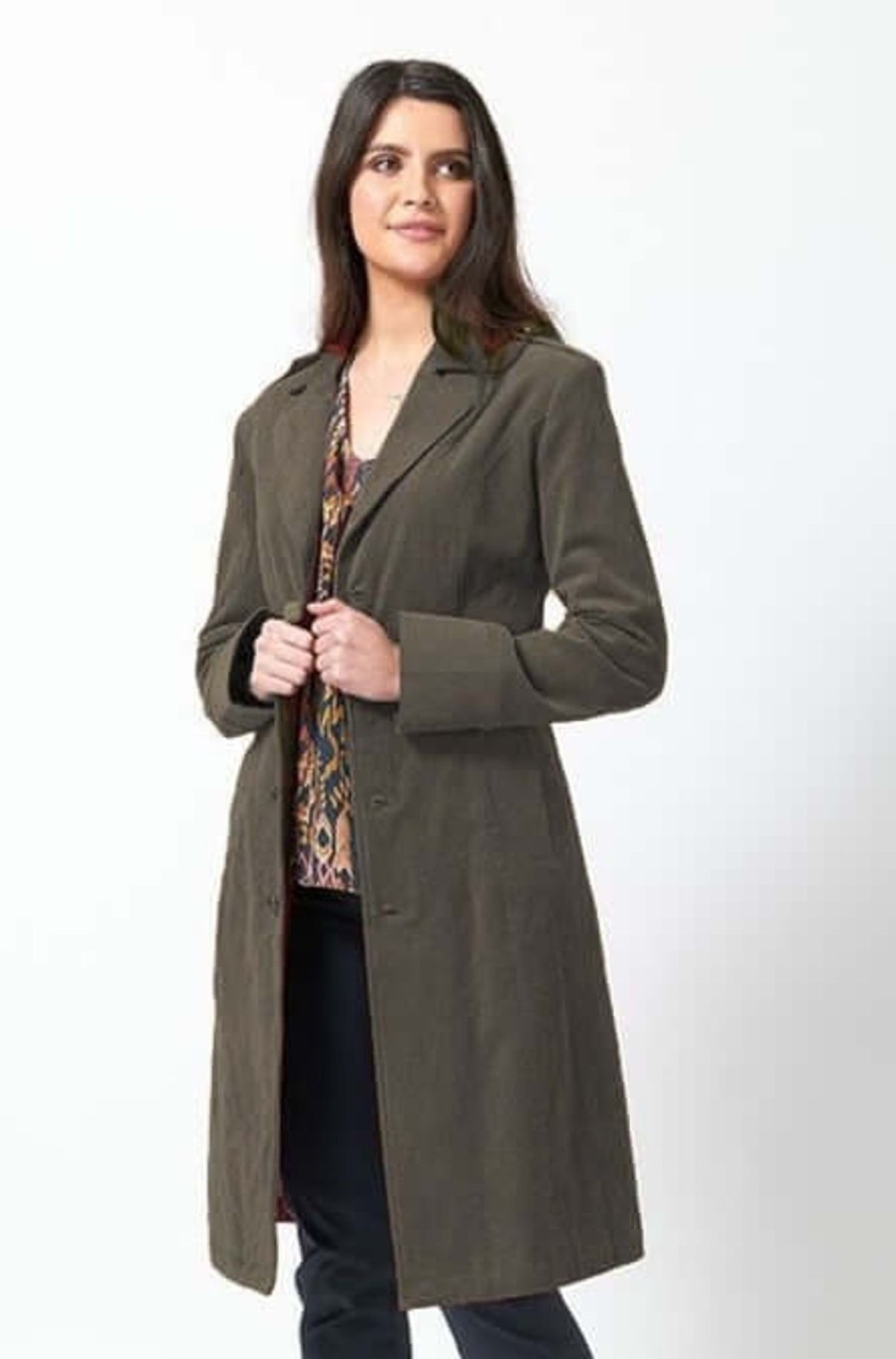 Women Foil | Foil Of Your Own Accord Coat In Sage