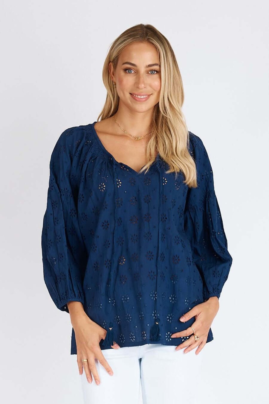 Women Lula Life | Lula Life Charli Top In Navy