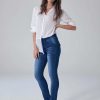 Women New London Jeans | New London Jeans Heathrow Hybrid In Denim