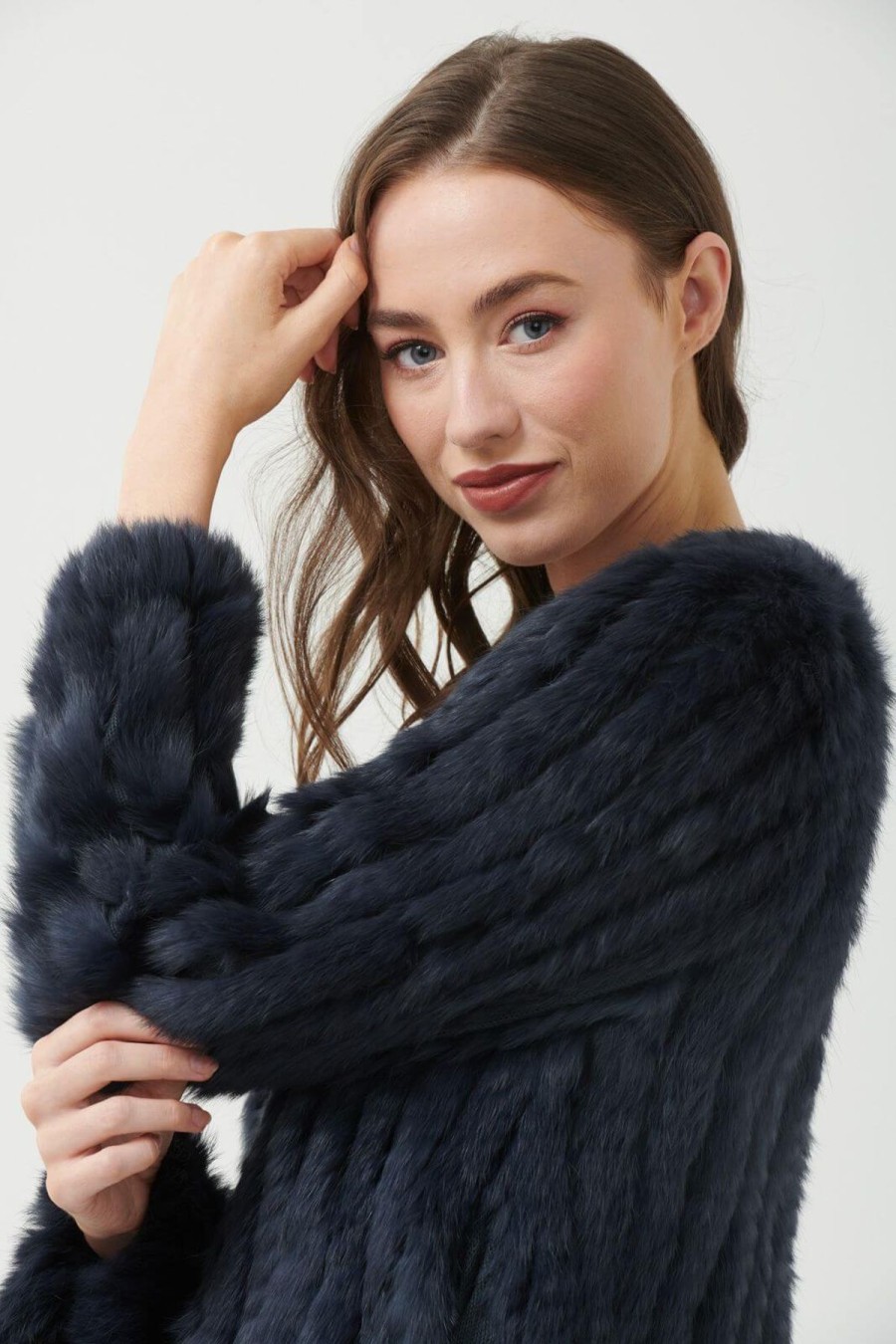 Women 365 Days | 365 Days Rabbit Fur Short Jacket In Midnight