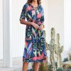 Women Marco Polo | Marco Polo Night Bloom Dress